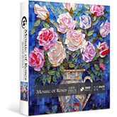 Mosaïque de Roses Casse-têtes 1000 Pièces
